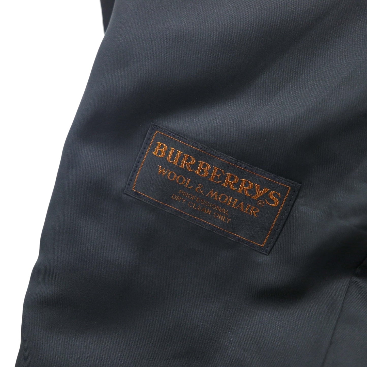 BURBERRY Made in Japan Peak Lapel Double-Breasted Blazer Suit, Size M, Metal Buttons, Wool Gabardine