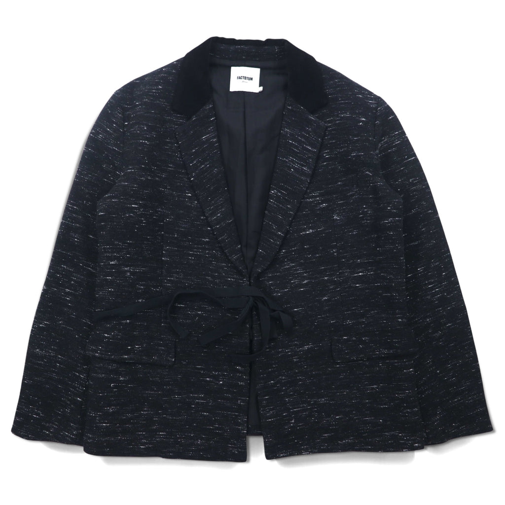 FACTOTUM Nep Haori Jacket M Black Wool 01010130 Made in Japan
