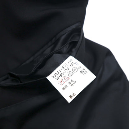 BURBERRY Made in Japan Peak Lapel Double-Breasted Blazer Suit, Size M, Metal Buttons, Wool Gabardine