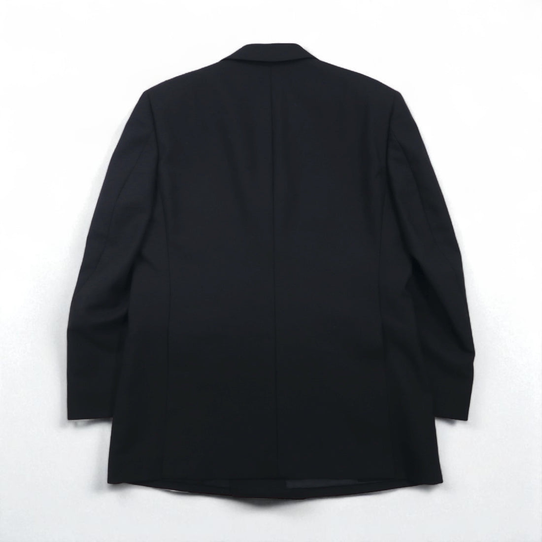 BURBERRY Made in Japan Peak Lapel Double-Breasted Blazer Suit, Size M, Metal Buttons, Wool Gabardine