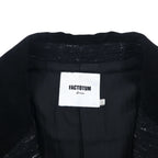 FACTOTUM Nep Haori Jacket M Black Wool 01010130 Made in Japan