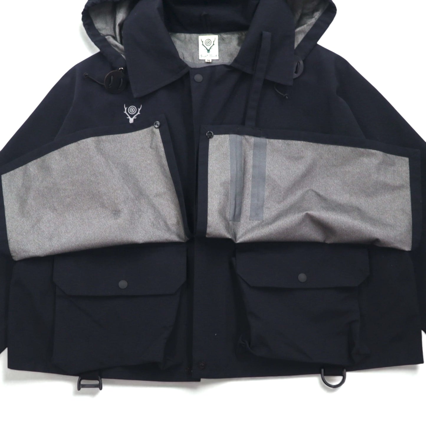 South2 West8 フィッシングジャケット RIVER WALKER STRETCH FISHING JAKET M ブラック ナイロン