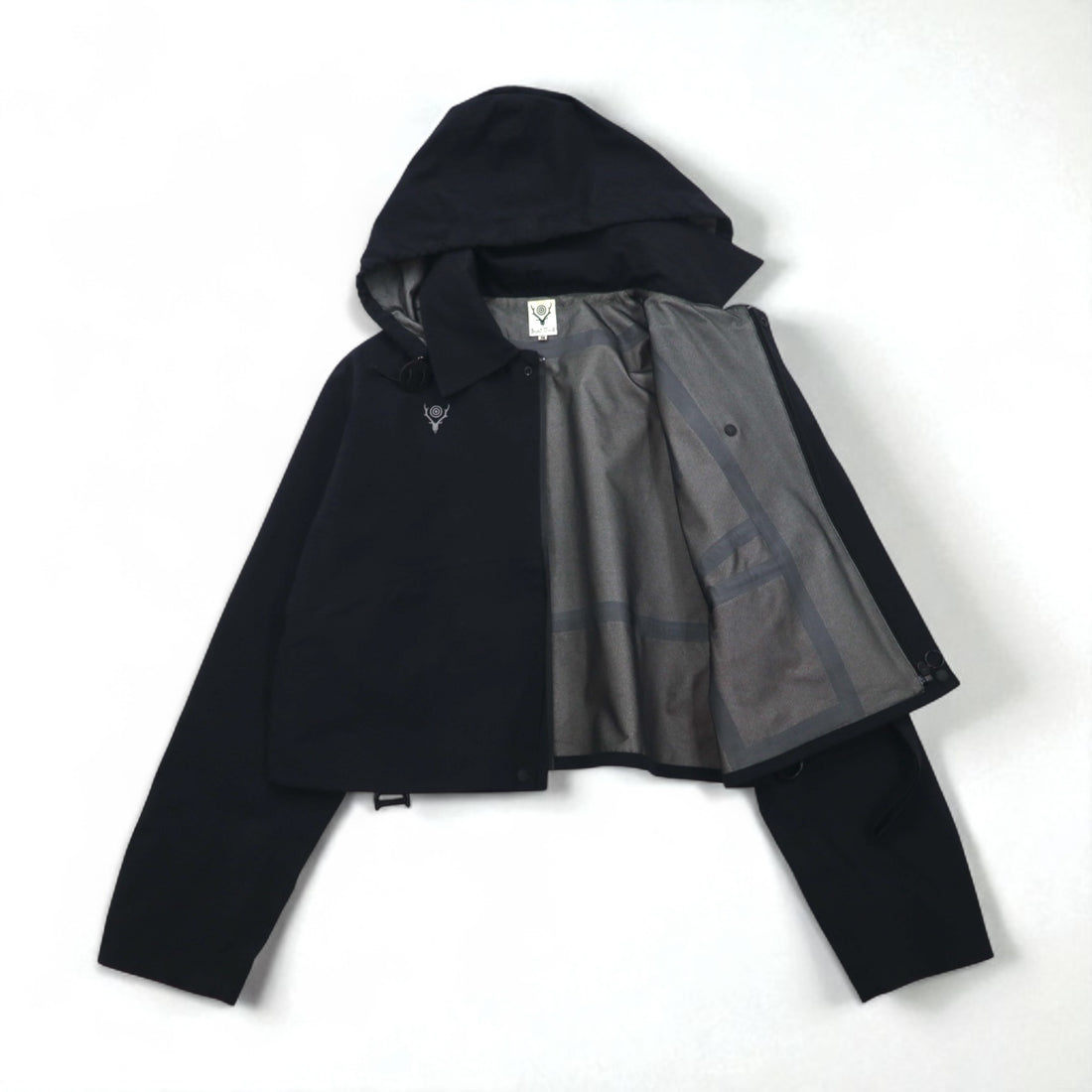 South2 West8 フィッシングジャケット RIVER WALKER STRETCH FISHING JAKET M ブラック ナイロン