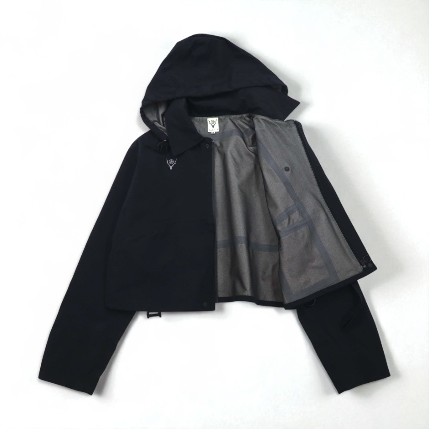 South2 West8 フィッシングジャケット RIVER WALKER STRETCH FISHING JAKET M ブラック ナイロン