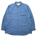 日本然リトテ-古着オンライン-THE NORTH FACE アウトドアシャツ XL ブルー ナイロン ロゴ刺繍 メッシュライナー AU2B-