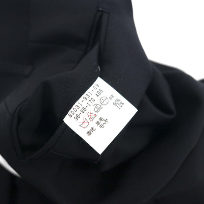 BURBERRY Made in Japan Peak Lapel Double-Breasted Blazer Suit, Size M, Metal Buttons, Wool Gabardine