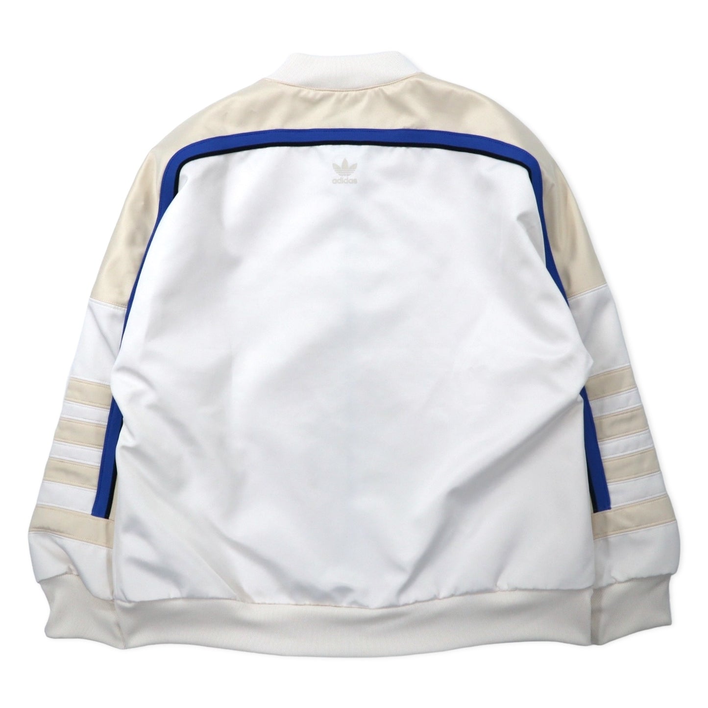 adidas originals トラックジャケット ジャージ スタジャン L ホワイト ポリエステル トレフォイルロゴ Womens Track Jacket Chalk White Solid Active Wear DH4199