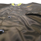 90s USA Vintage Varsity Jacket, Made in the USA, Size M, Brown, Pla-Jac by Dunbrooke