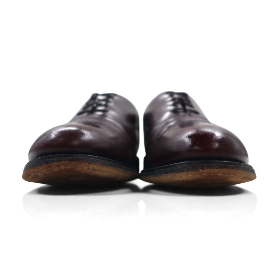 BOSTONIAN CLASSICS Straight Tip Dress Shoes, Size 27.5cm, Bordeaux Leather, 26248