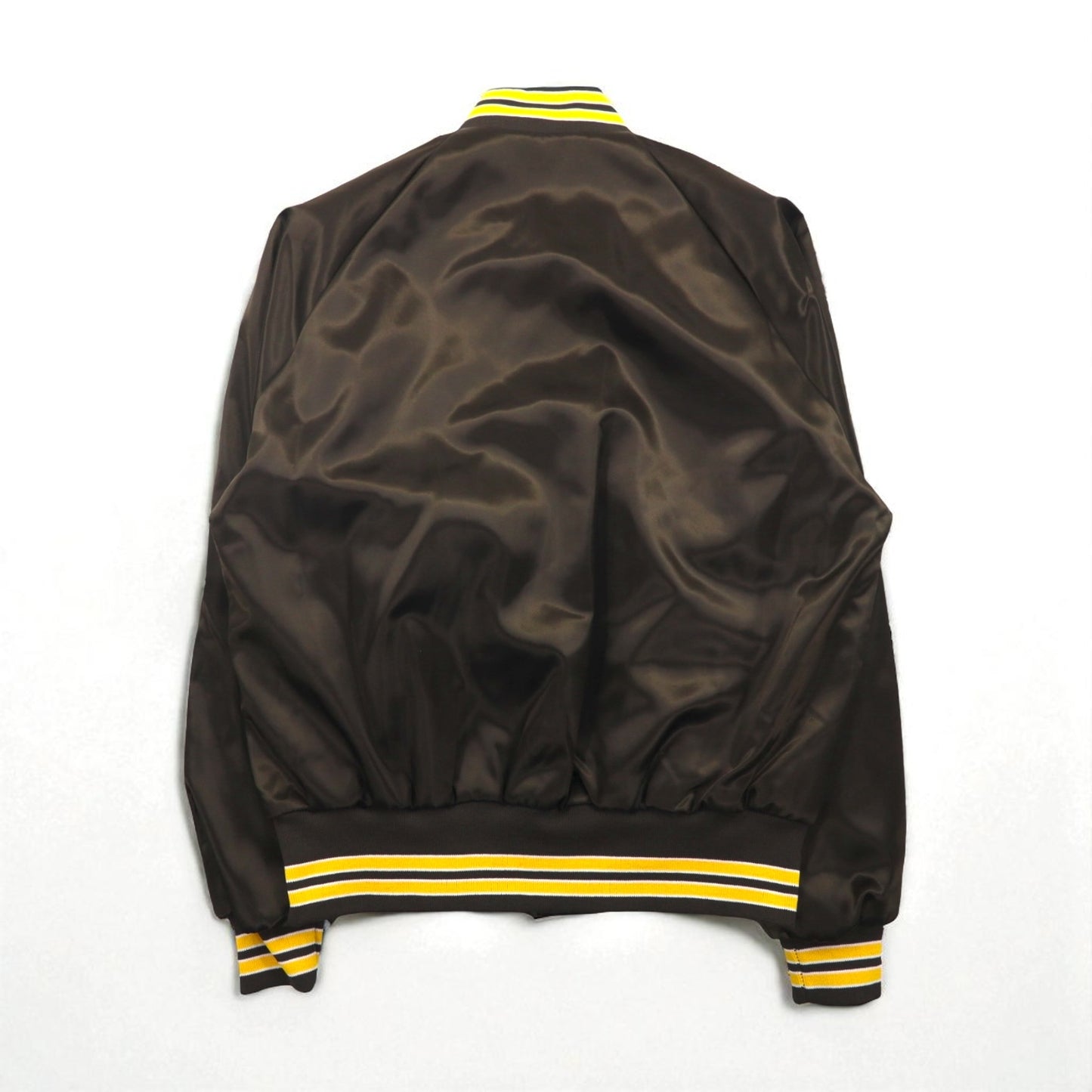90s USA Vintage Varsity Jacket 90年代 USA製 スタジャン M ブラウン Pla-Jac by Dunbrooke