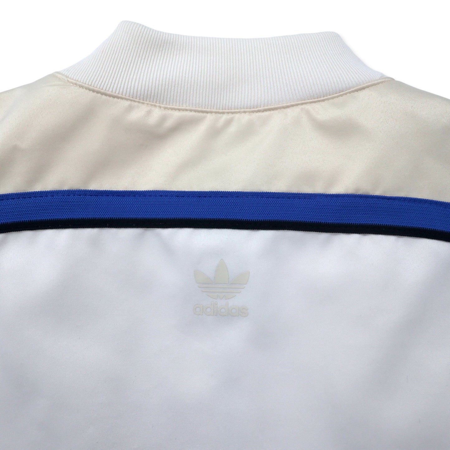 adidas originals トラックジャケット ジャージ スタジャン L ホワイト ポリエステル トレフォイルロゴ Womens Track Jacket Chalk White Solid Active Wear DH4199