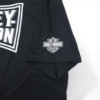 HARLEY DAVIDSON 両面プリント Tシャツ XXL ブラック コットン TOKYO JAPAN