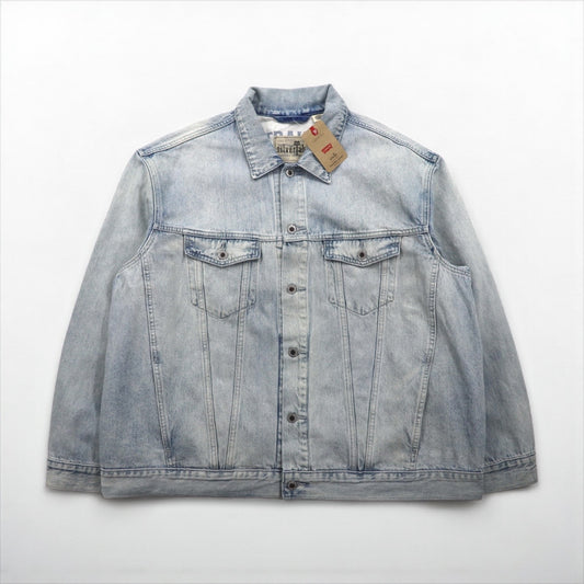 Levi's SILVER TAB デニム トラッカージャケット Gジャン XL インディゴ ビッグサイズ A3179-0000 RELAXED シルバータブ 未使用品