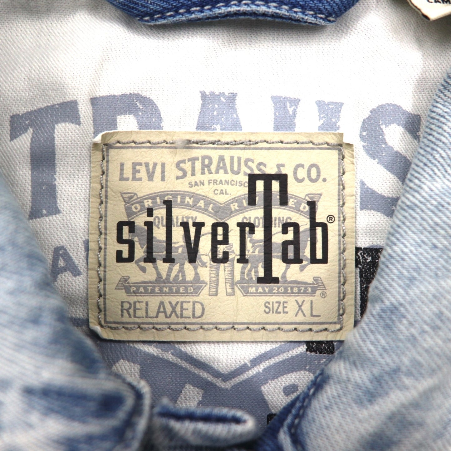 Levi's SILVER TAB Denim Trucker Jacket, Size XL, Indigo, Relaxed, Silver Tab, A3179-0000, Unused