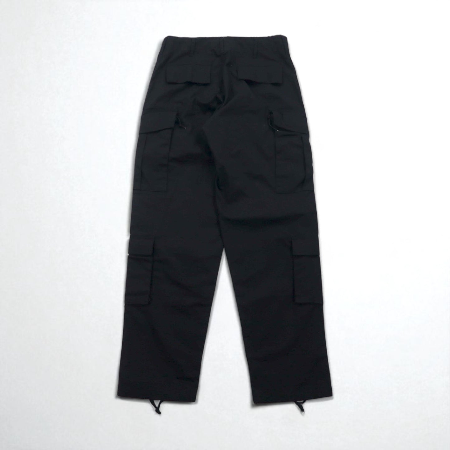 US ARMY 米軍 ACU トラウザーズ コンバット カーゴパンツ S ブラック リップストップ ミリタリー 8415-01-519-8429 TEESAR INC.