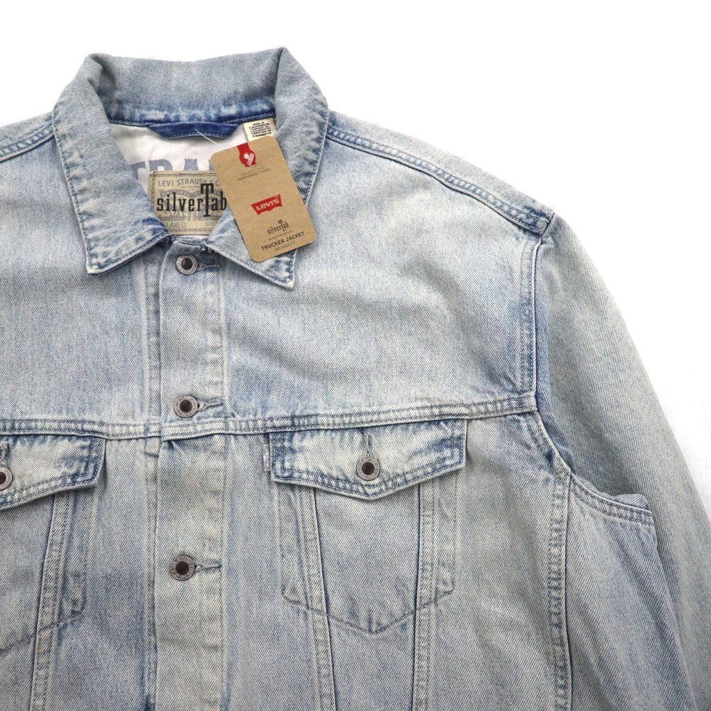 Levi's SILVER TAB Denim Trucker Jacket, Size XL, Indigo, Relaxed, Silver Tab, A3179-0000, Unused