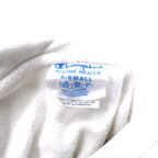 Champion Reverse Weave Pullover Hoodie, M, White, Cotton, Blue Single Tag, Reprint, Reverse Weave, Made in Honduras