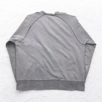 TOMMY JEANS ( TOMMY HILFIGER ) 90年代 クルーネック スウェット XL グレー コットン ロゴプリント