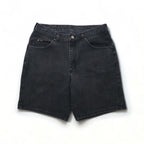 Lee ブラックデニム ショートパンツ ハーフパンツ L ブラック コットン コスタリカ製