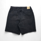 Lee ブラックデニム ショートパンツ ハーフパンツ L ブラック コットン コスタリカ製