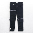 whowhat パズルデニム PUZZLE DENIM ジーンズ パンツ S ブラック 日本製