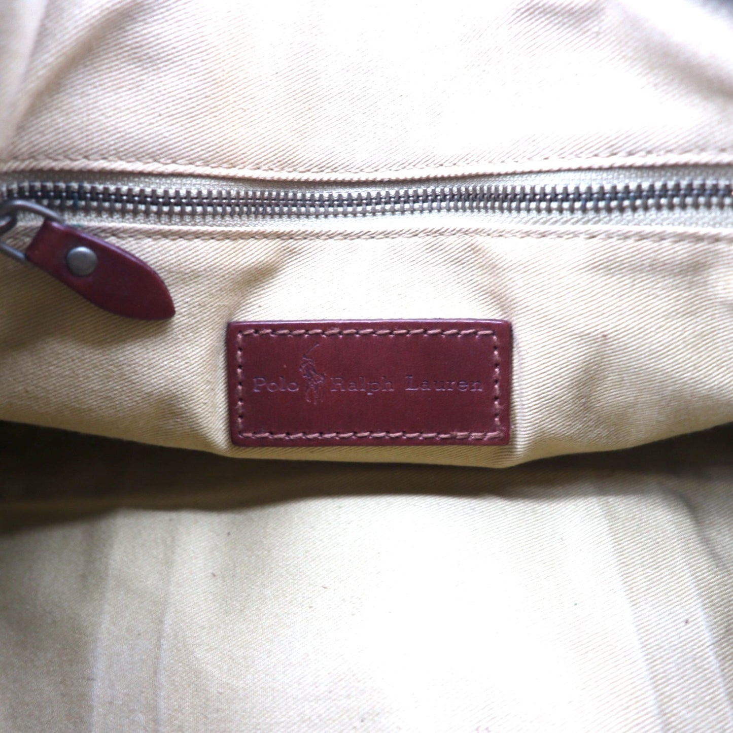 POLO RALPH LAUREN Minoboston Bag Green CHECKED PVC Leather – 日本 