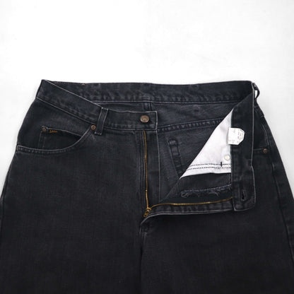 Lee ブラックデニム ショートパンツ ハーフパンツ L ブラック コットン コスタリカ製