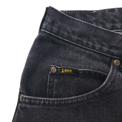 Lee ブラックデニム ショートパンツ ハーフパンツ L ブラック コットン コスタリカ製