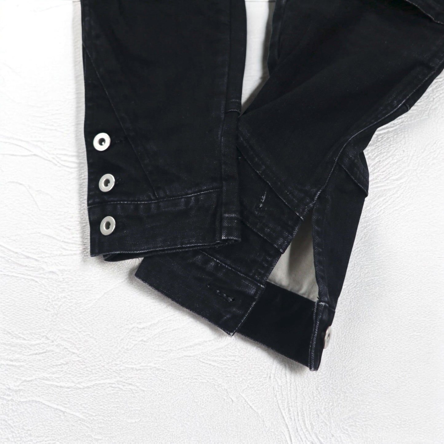 whowhat パズルデニム PUZZLE DENIM ジーンズ パンツ S ブラック 日本製