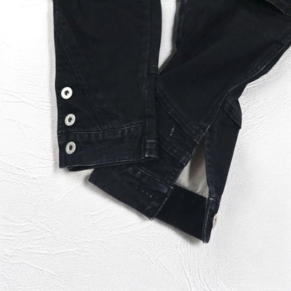 whowhat パズルデニム PUZZLE DENIM ジーンズ パンツ S ブラック 日本製