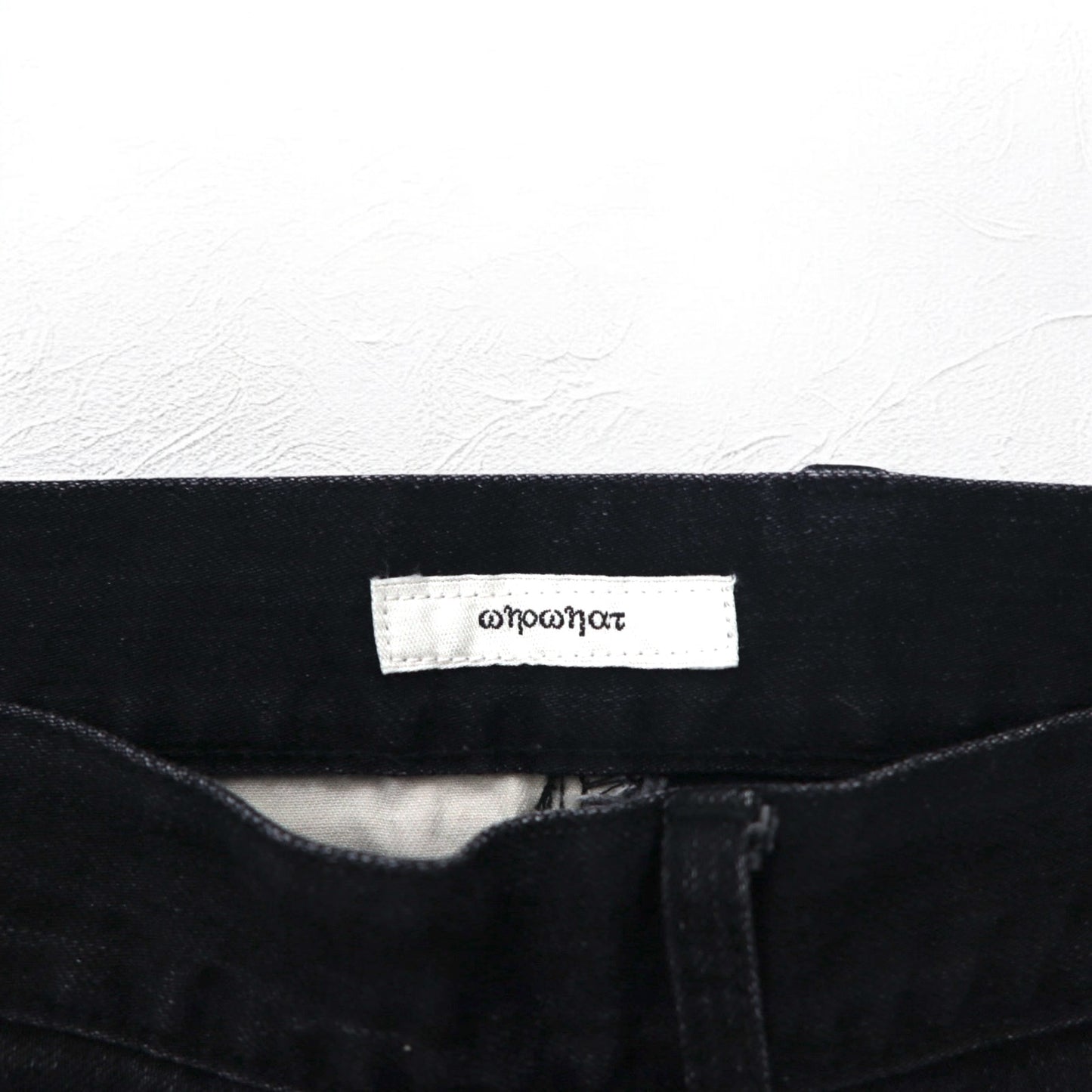 whowhat パズルデニム PUZZLE DENIM ジーンズ パンツ S ブラック 日本製