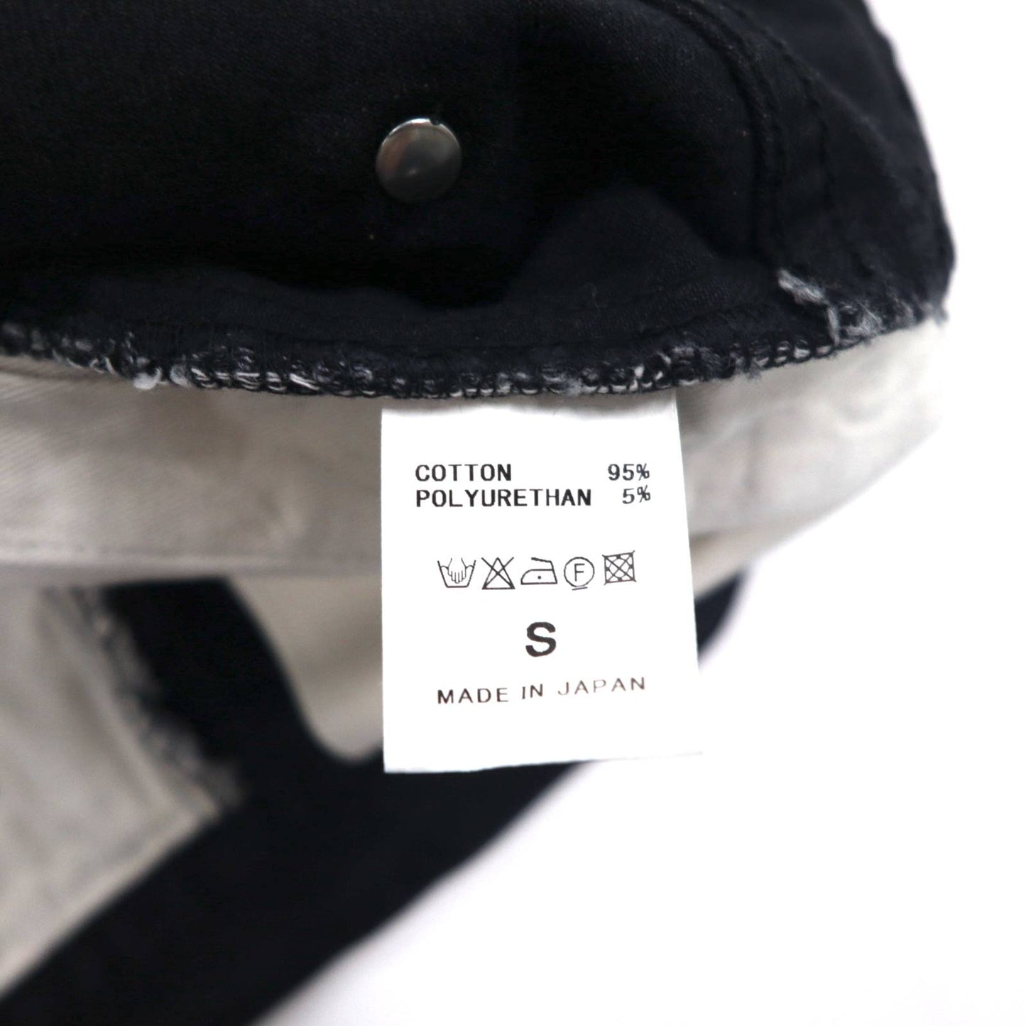 whowhat パズルデニム PUZZLE DENIM ジーンズ パンツ S ブラック 日本製