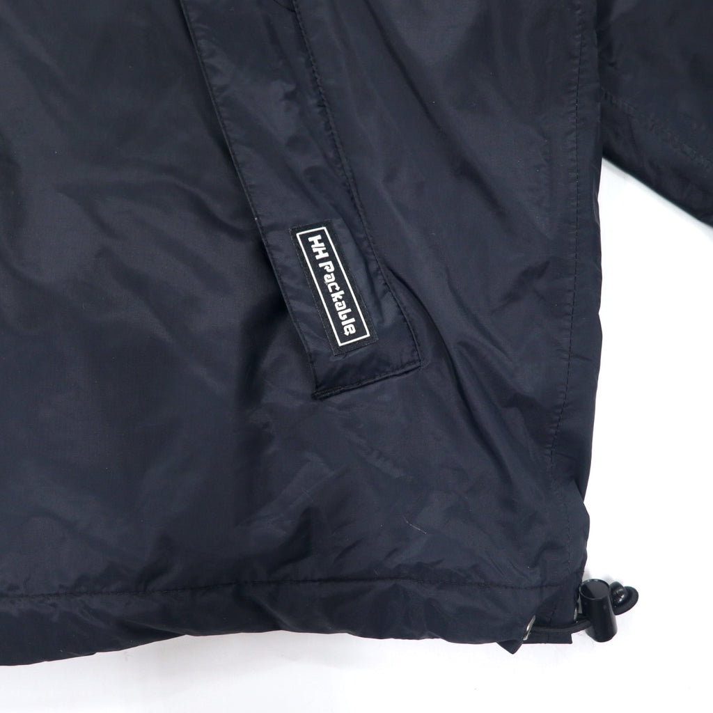Helly Hansen Mountain Parka XL Navy Nylon HELLY-TECH Waterproof Packable