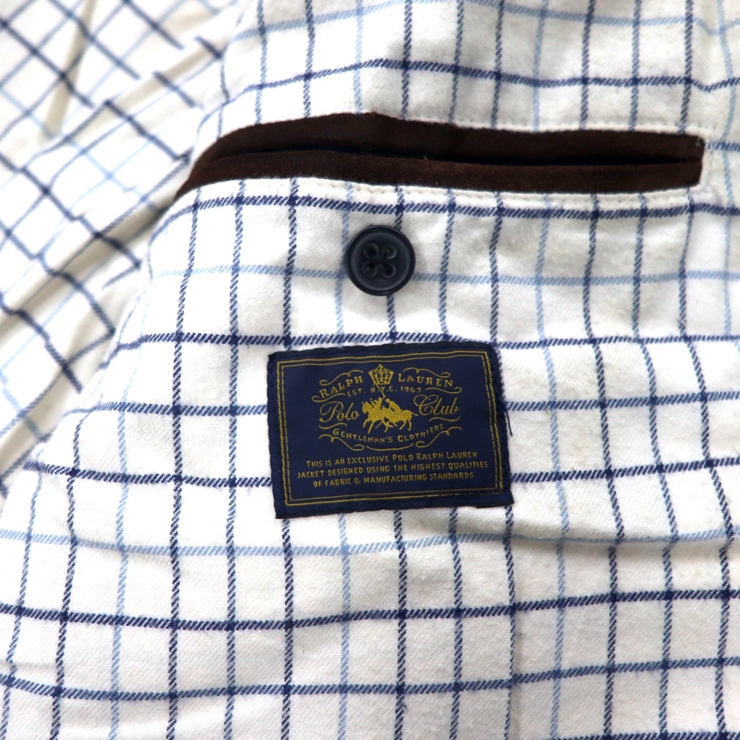 Polo by Ralph Lauren 90年代 ダウンベスト 2XB BIG ネイビー ポリエステル スエードレザー切り替え 襟コーデュロイ