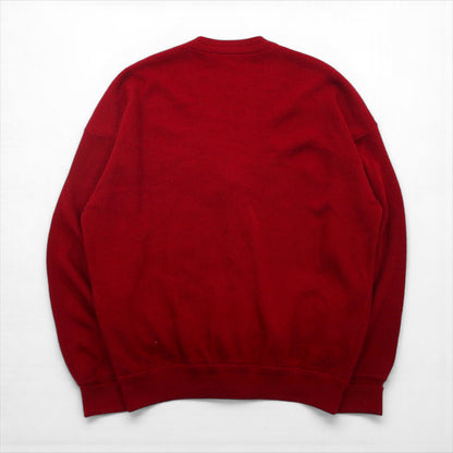 CHEMISE LACOSTE 80s Knit Cardigan, Size L, Red, Acrylic