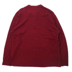 LLBean Made in Canada Henley Neck Long Sleeve T-Shirt Long T XL Bordeaux Cotton TRADITIONAL FIT