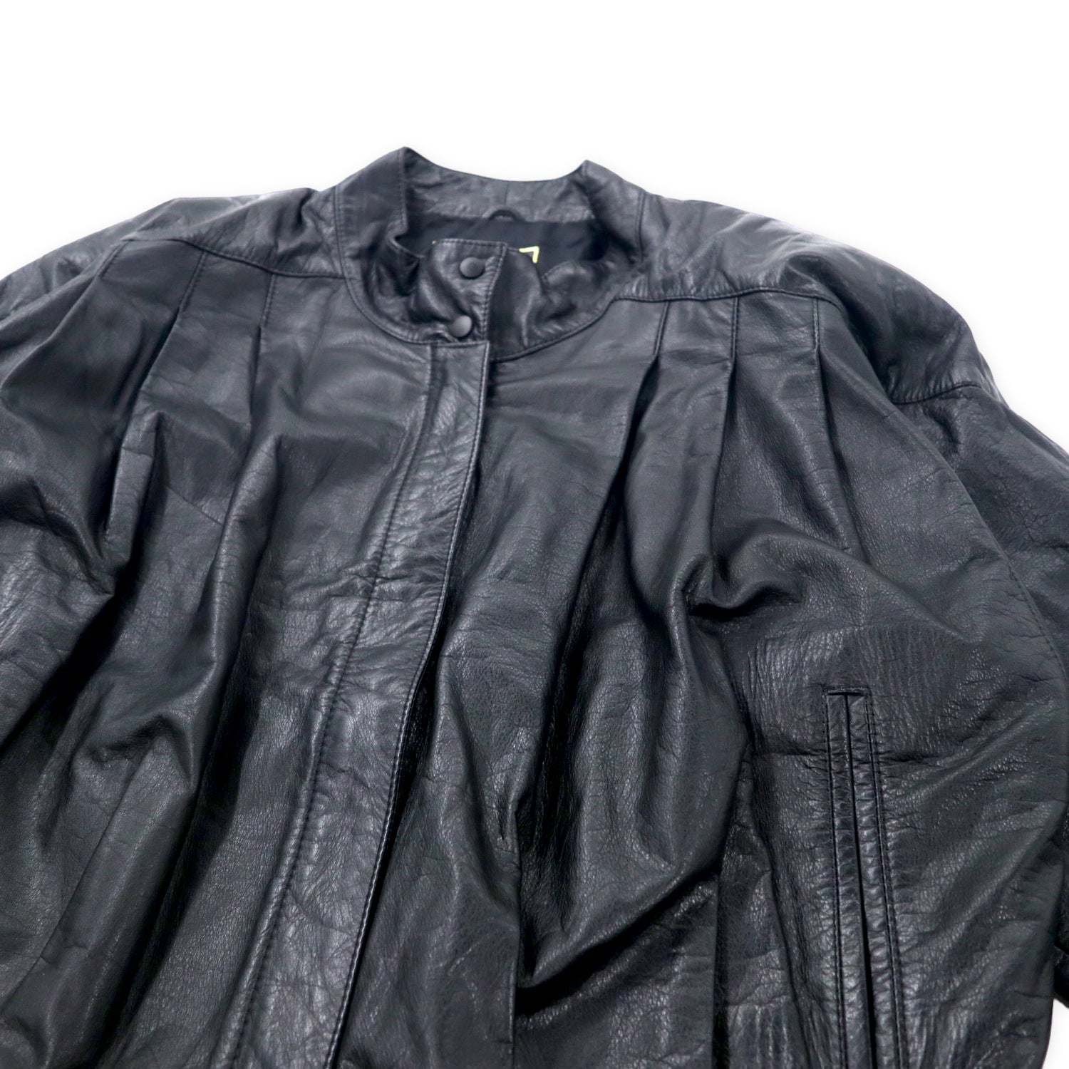 FROMAGE Leather Blouson Flight Jacket Free Black Cowhide Japan