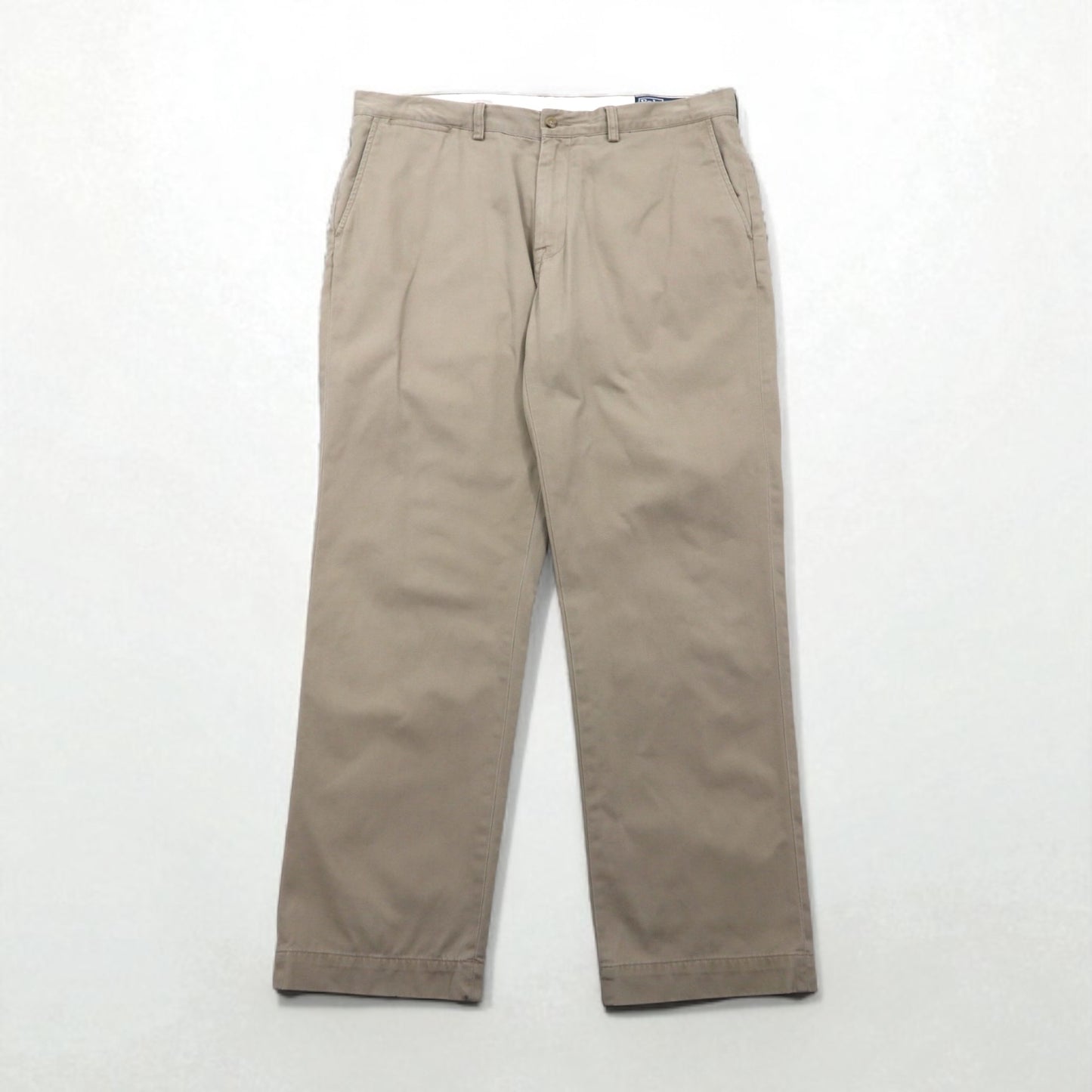 Polo by Ralph Lauren 90年代 ポロチノ ワイド テーパード チノパンツ XL ベージュ コットン