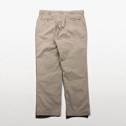 Polo by Ralph Lauren 90年代 ポロチノ ワイド テーパード チノパンツ XL ベージュ コットン