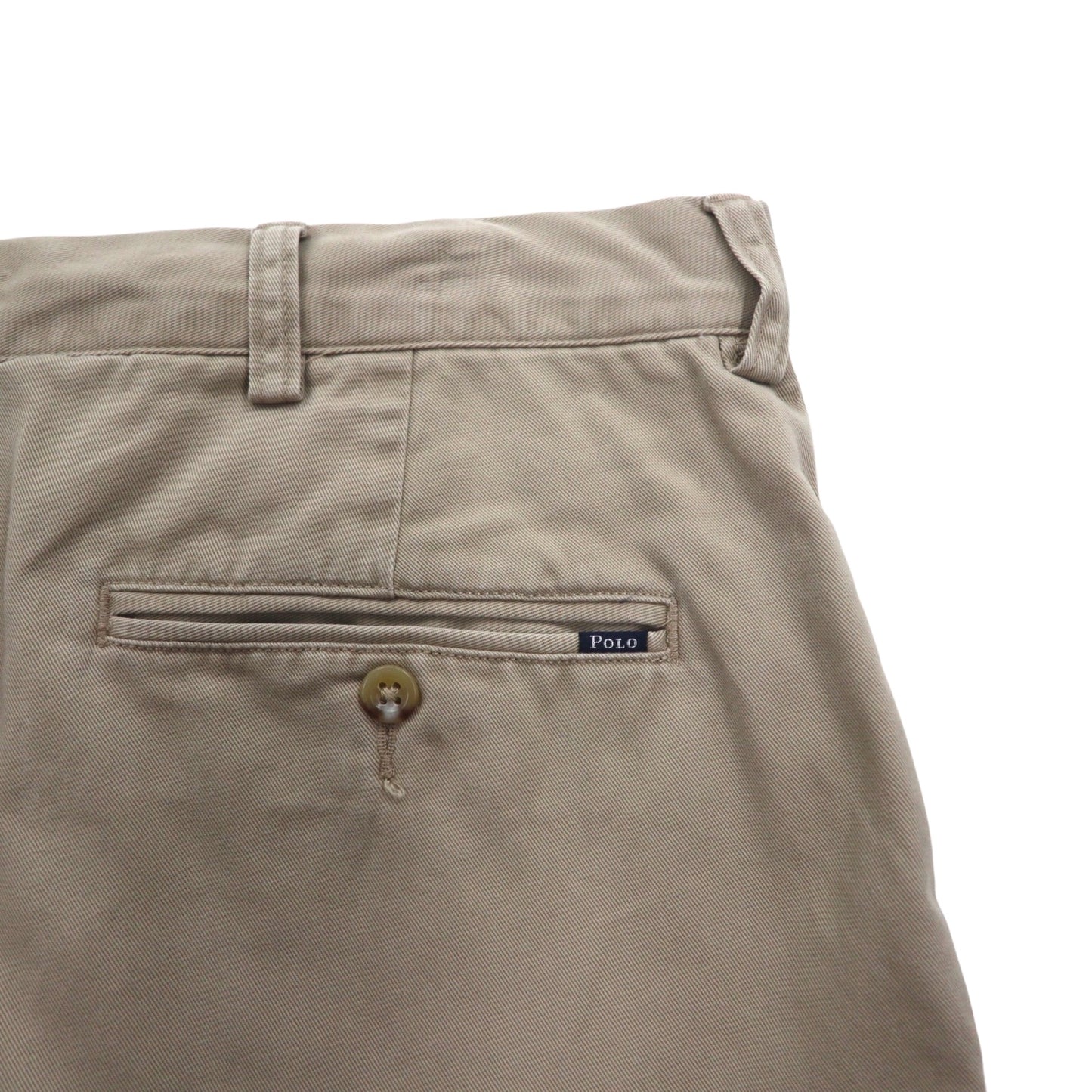 Polo by Ralph Lauren 90年代 ポロチノ ワイド テーパード チノパンツ XL ベージュ コットン