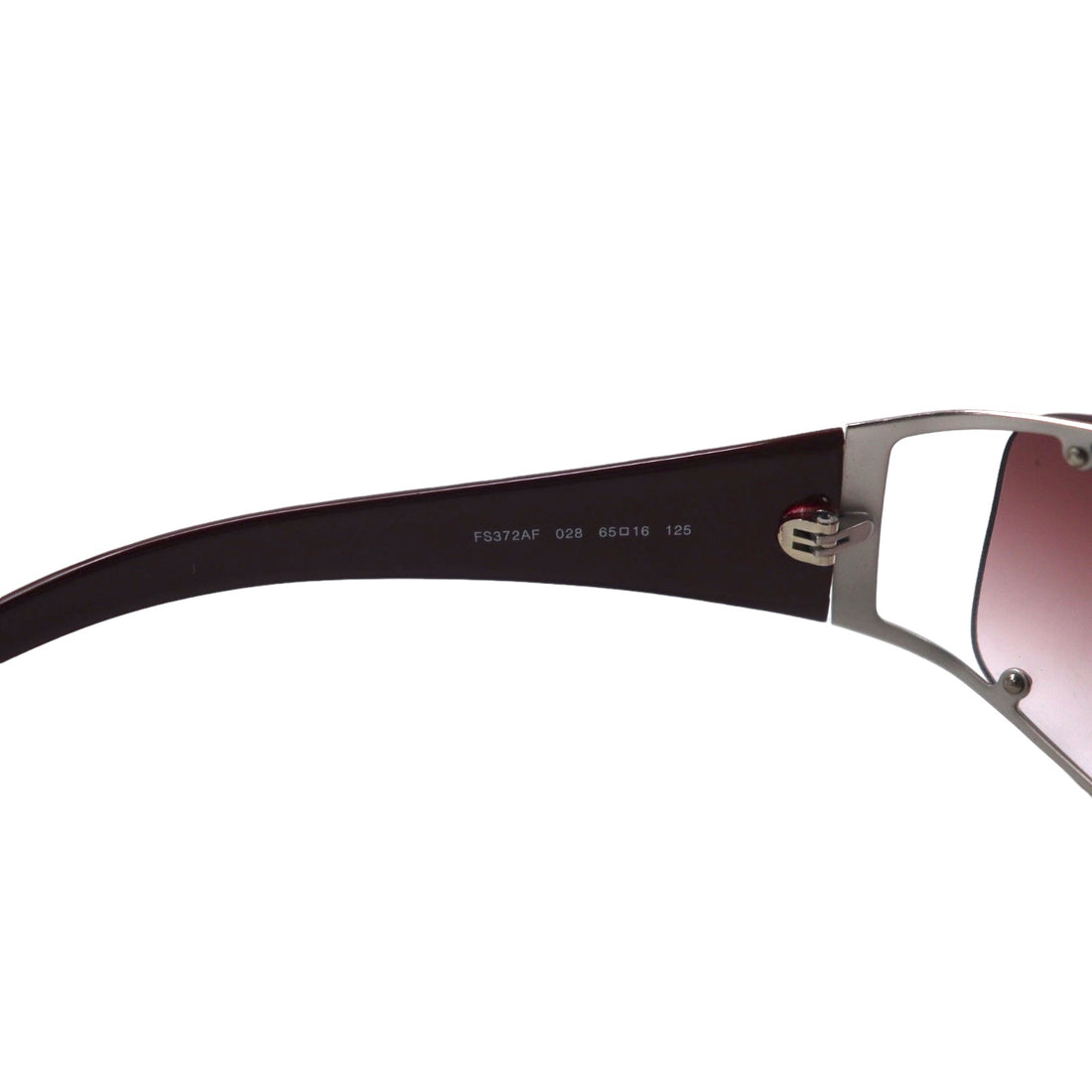 FENDI Sunglasses Red Metal FF Logo FS372AF 028 65◻︎16 125 Made in Italy