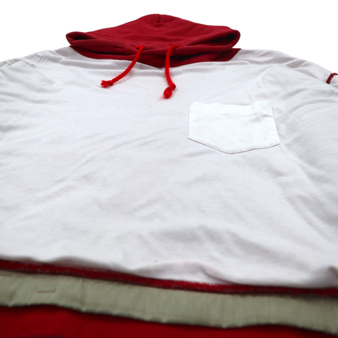 Leh BORO REVERSIBLE PARKER M Red White Cotton