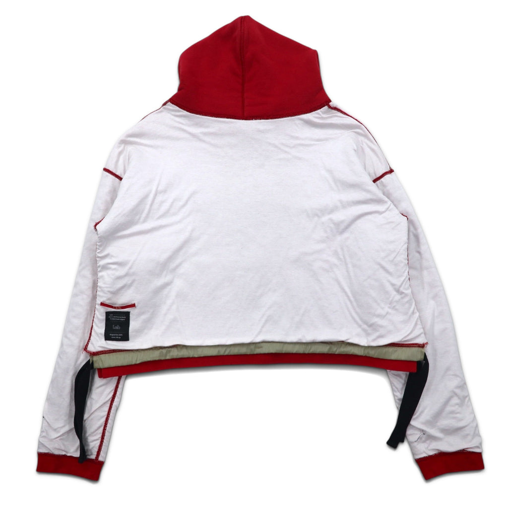 Leh BORO REVERSIBLE PARKER M Red White Cotton