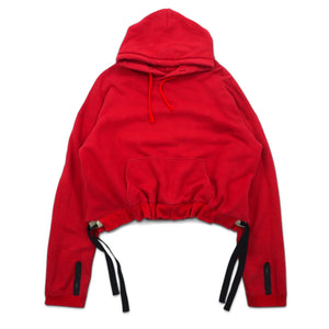 Leh ボロ リバーシブル パーカー BORO REVERSIBLE PARKER M レッド ホワイト コットン