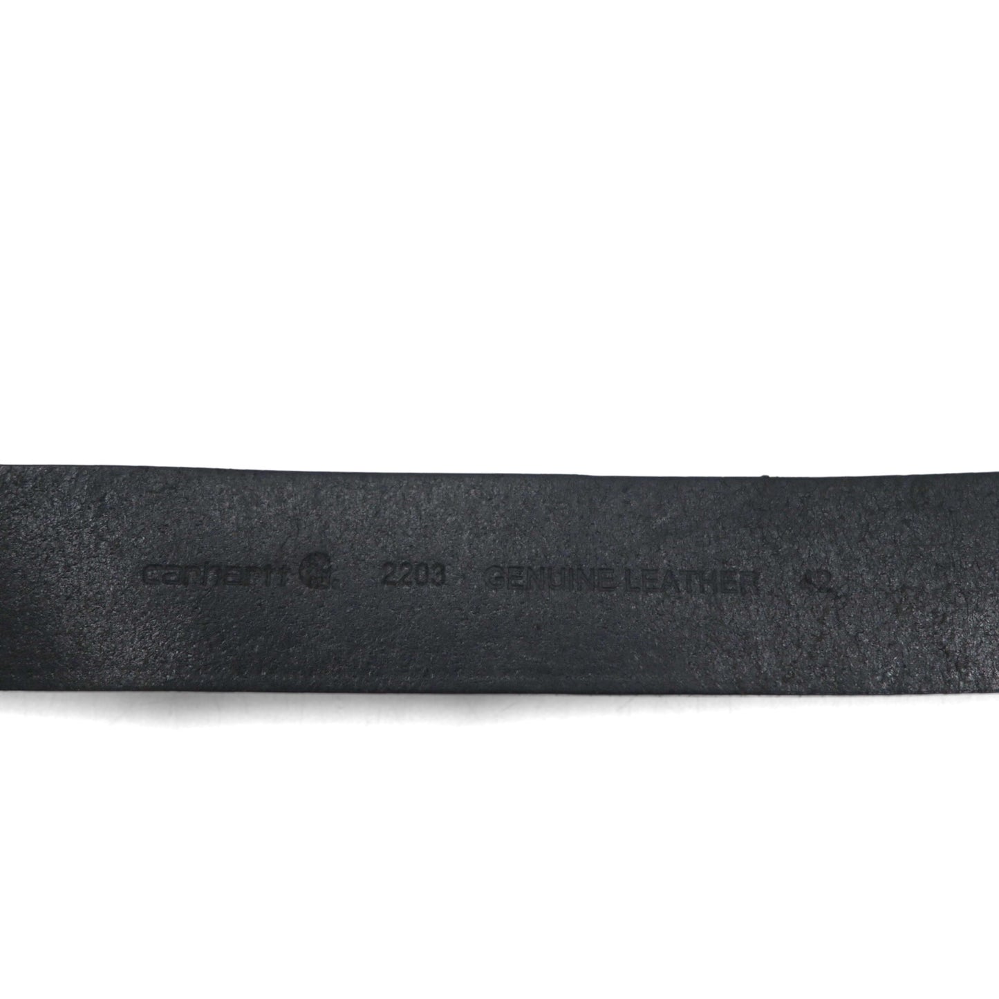 carhartt レザー アンビルベルト 42 ブラック 牛革 ゴールド スクエアバックル 2203