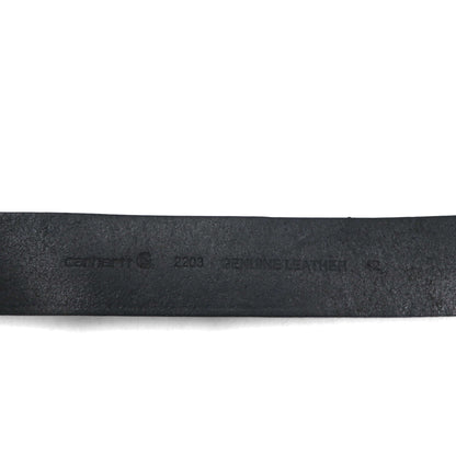 carhartt レザー アンビルベルト 42 ブラック 牛革 ゴールド スクエアバックル 2203