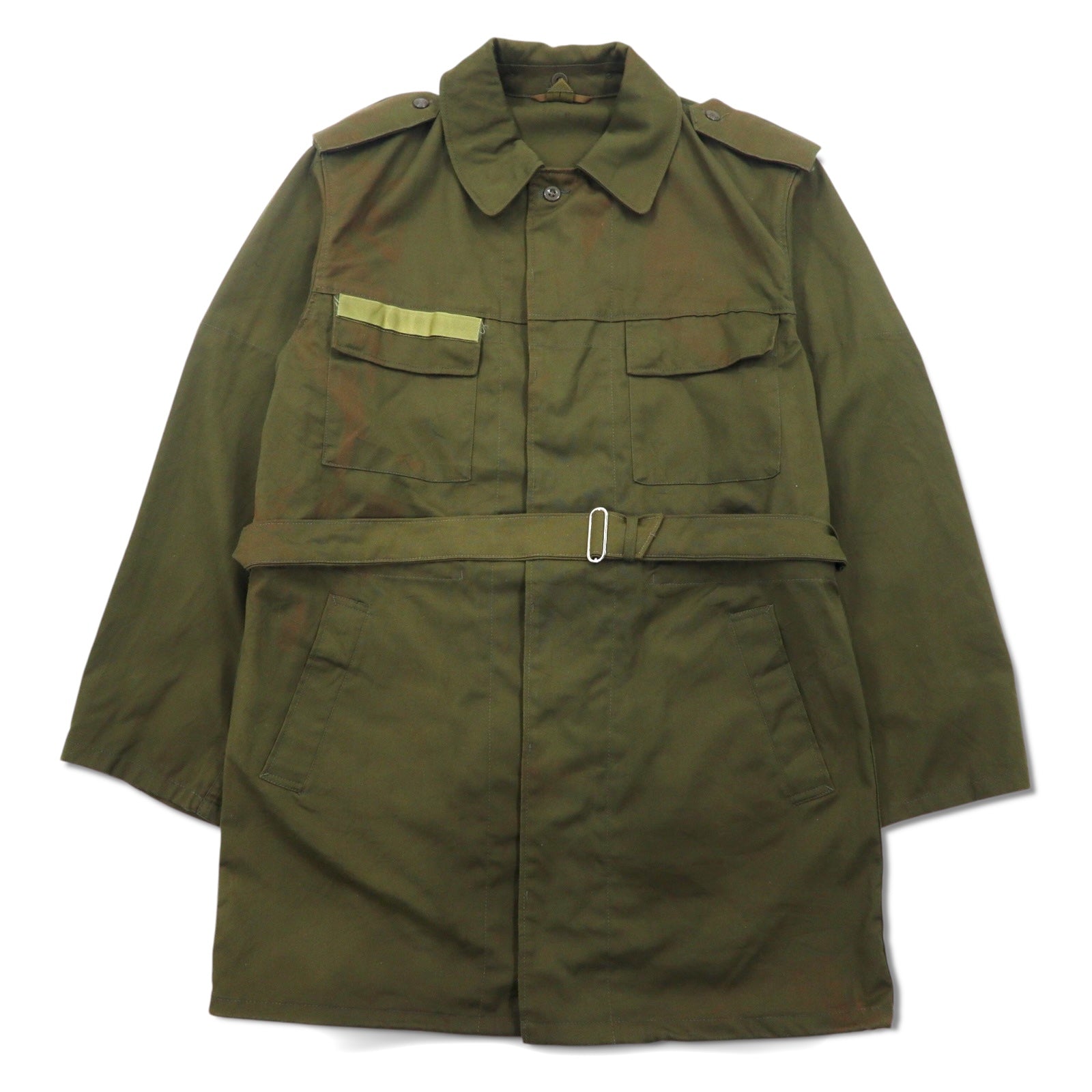 Vintage Czech Army Czech Army 90s M-85 Field Jacket XL Khaki Military Belted Zekon Michalovce