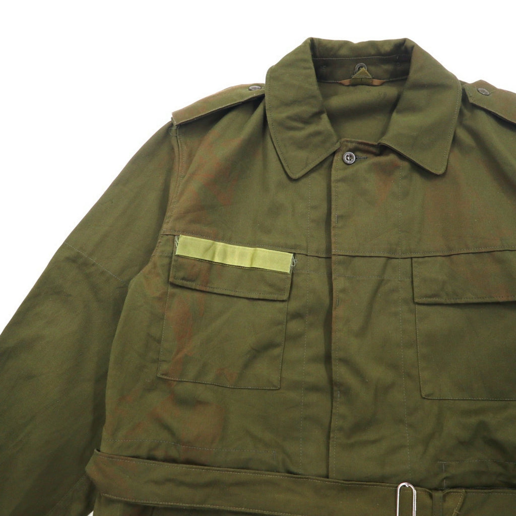 Vintage Czech Army Czech Army 90s M-85 Field Jacket XL Khaki Military Belted Zekon Michalovce