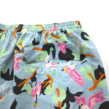 patagonia バギーズショーツ Baggies Short-5inch ショートパンツ L ブルー ナイロン 総柄 鳥 57021
