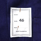 Vintage 70s Euro Work Jacket SANFOR 70s German made denim coverall work jacket L size deadstock unused